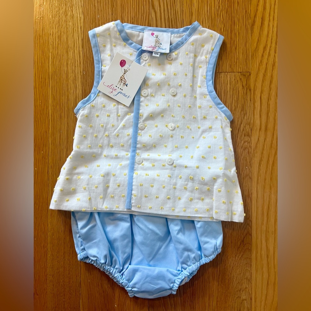 Adorable Blue and White Diaper Cover Set